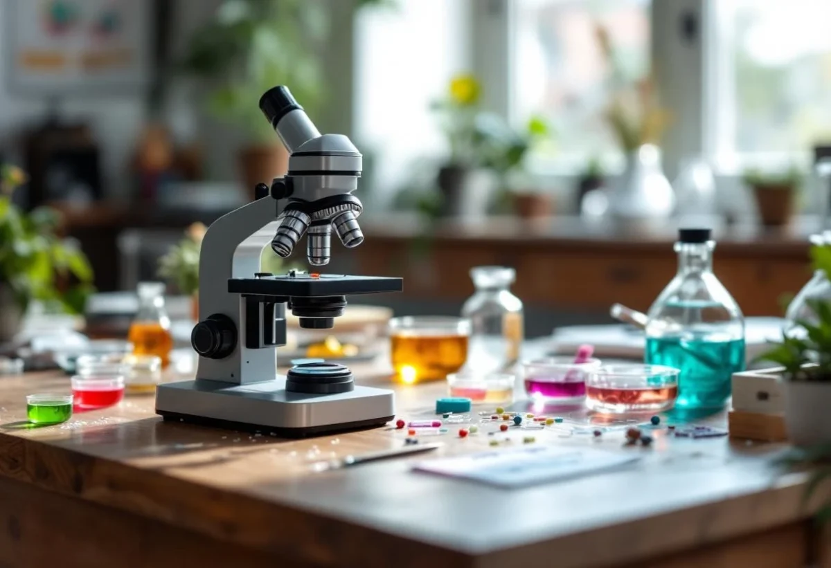 Jeux éducatifs et scientifiques : une exploration ludique avec le microscope
