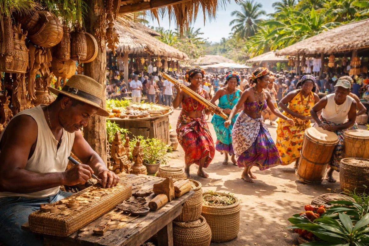 Découvrir les traditions malgaches avec artisanat local et festivals culturels authentiques