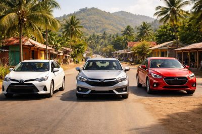 iscam mada propose des formations de conduite à madagascar avec des véhicules modernes tels que toyota corolla, honda civic et mazda 3 pour une expérience d'apprentissage sécurisée et efficace.